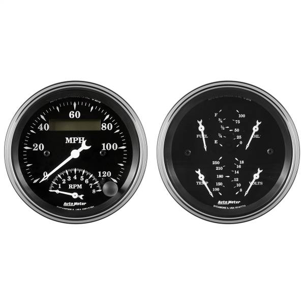 AutoMeter - AutoMeter 2 PC. GAUGE KIT,  3-3/8in. QUAD/TACH/SPEEDO - 1720