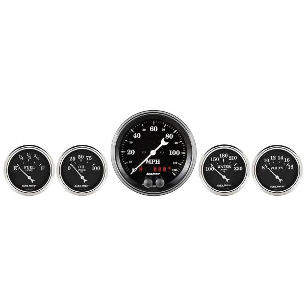 AutoMeter - AutoMeter 5 PC. GAUGE KIT,  3-3/8in./2-1/16in. - 1750