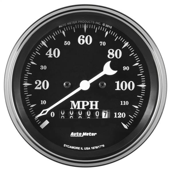 AutoMeter - AutoMeter 3-3/8in. SPEEDOMETER,  0-120 MPH - 1779