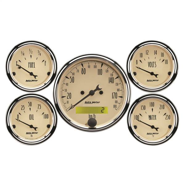 AutoMeter - AutoMeter 5 PC. GAUGE KIT,  3-1/8in./2-1/16in. - 1809-M