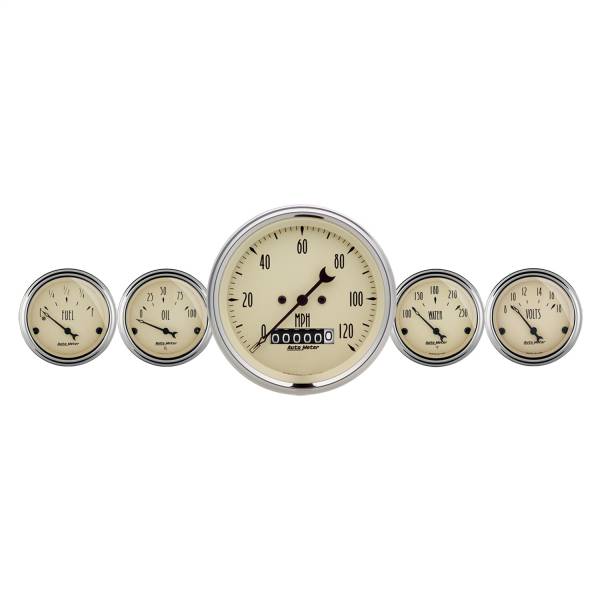 AutoMeter - AutoMeter 5 PC. GAUGE KIT,  3-3/8in./2-1/16in. - 1840