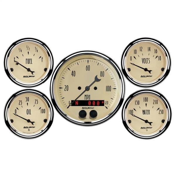 AutoMeter - AutoMeter 5 PC. GAUGE KIT,  3-3/8in./2-1/16in. - 1850