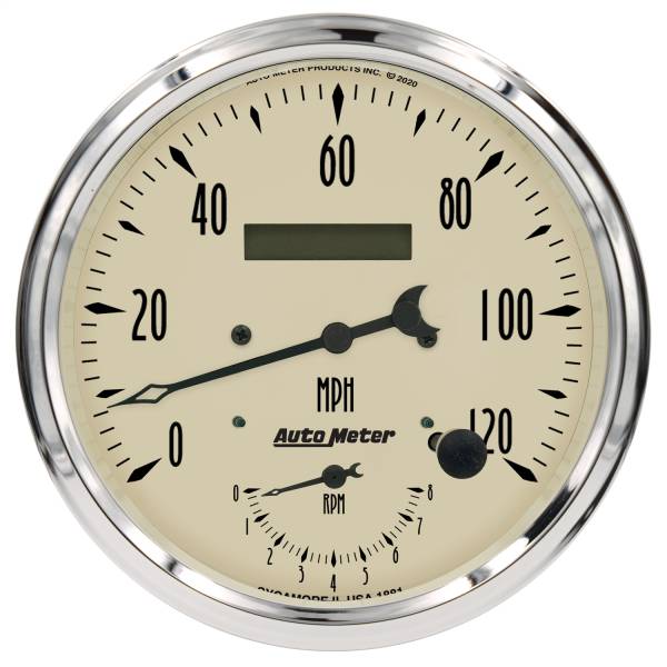 AutoMeter - AutoMeter 5in. TACHOMETER/SPEEDOMETER COMBO,  8K RPM/120 MPH - 1870