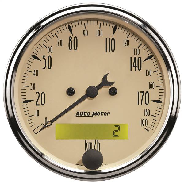 AutoMeter - AutoMeter 3-1/8in. SPEEDOMETER,  0-190 KPH - 1887-M