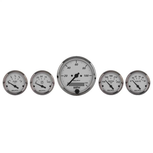 AutoMeter - AutoMeter 5 PC. GAUGE KIT,  3-1/8in./2-1/16in. - 1902