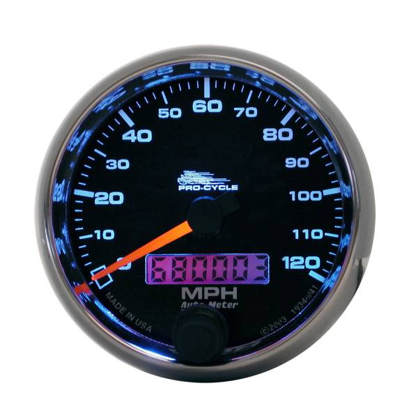 AutoMeter - AutoMeter 2-5/8in. SPEEDOMETER,  0-120 MPH - 19340