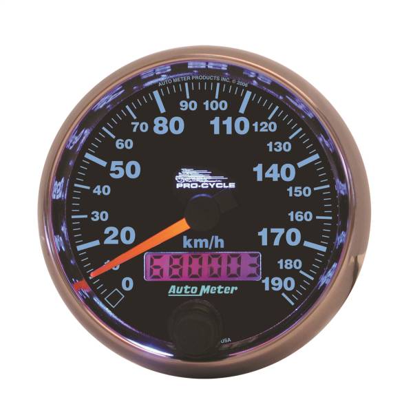 AutoMeter - AutoMeter 2-5/8in. SPEEDOMETER,  0-190 KPH - 19340-M