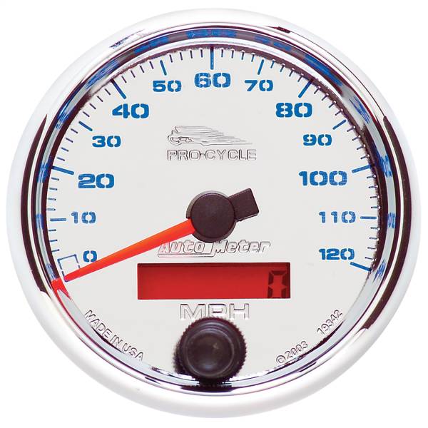 AutoMeter - AutoMeter 2-5/8in. SPEEDOMETER,  0-120 MPH - 19342