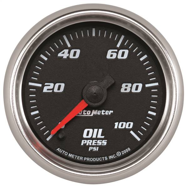 AutoMeter - AutoMeter 2-1/16in. OIL PRESSURE,  0-100 PSI - 19652