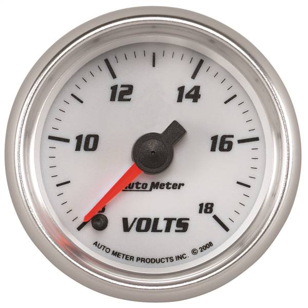 AutoMeter - AutoMeter 2-1/16in. VOLTMETER,  8-18V - 19792