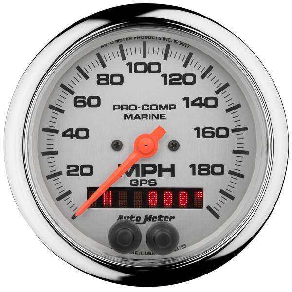 AutoMeter - AutoMeter 3-3/8in. GPS SPEEDOMETER,  0-200 MPH - 200639-35
