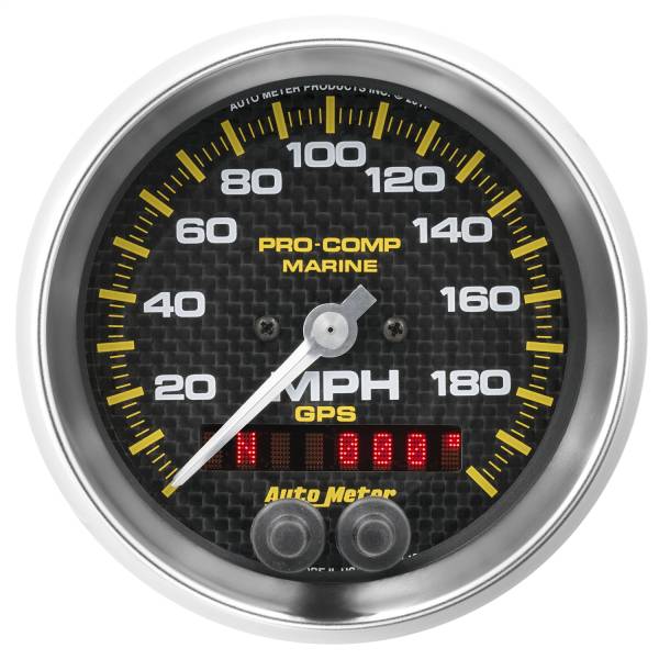 AutoMeter - AutoMeter 3-3/8in. GPS SPEEDOMETER,  0-200 MPH - 200639-40