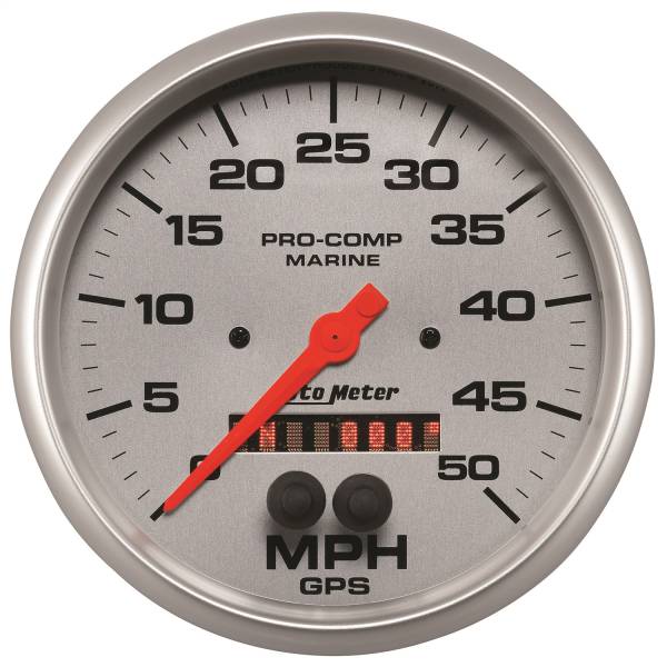 AutoMeter - AutoMeter 5in. GPS SPEEDOMETER,  0-50 MPH - 200644-33