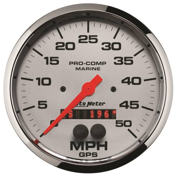 AutoMeter - AutoMeter 5in. GPS SPEEDOMETER,  0-50 MPH - 200644-35