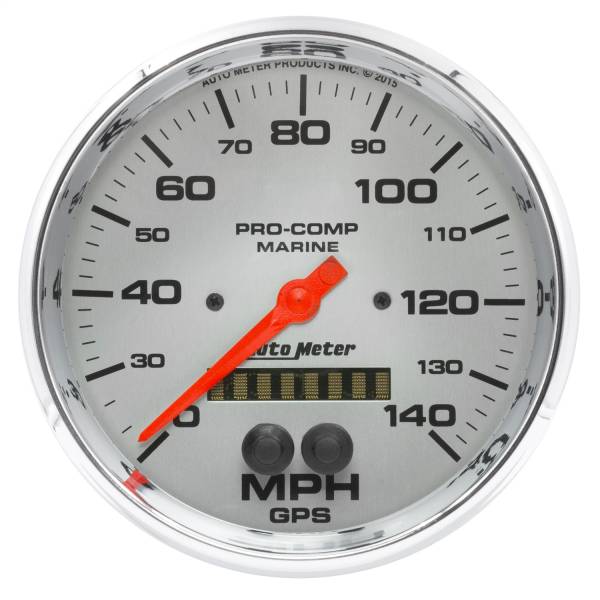 AutoMeter - AutoMeter 5in. GPS SPEEDOMETER,  0-140 MPH - 200647-35