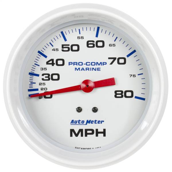 AutoMeter - AutoMeter 3-3/8in. MECHANICAL SPEEDOMETER,  0-80 MPH - 200753