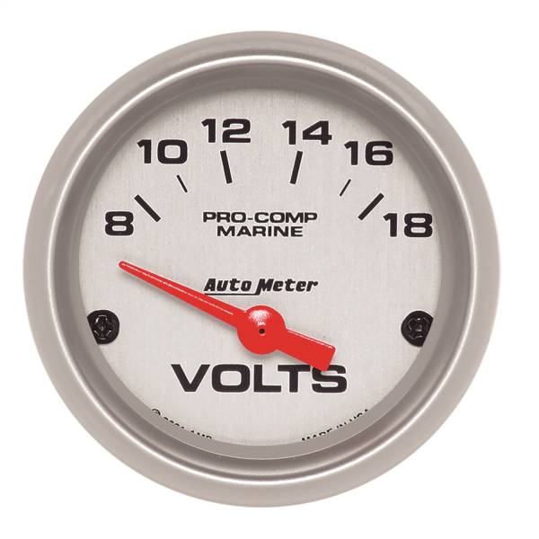 AutoMeter - AutoMeter 2-1/16in. VOLTMETER,  8-18V - 200756-33