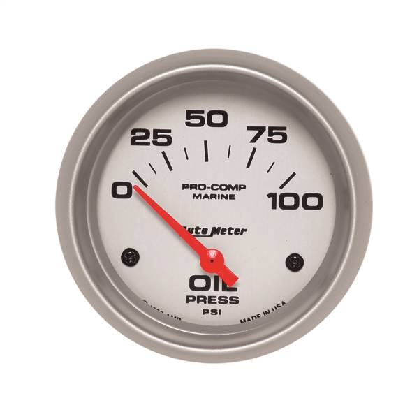 AutoMeter - AutoMeter 2-5/8in. OIL PRESSURE,  0-100 PSI - 200759-33