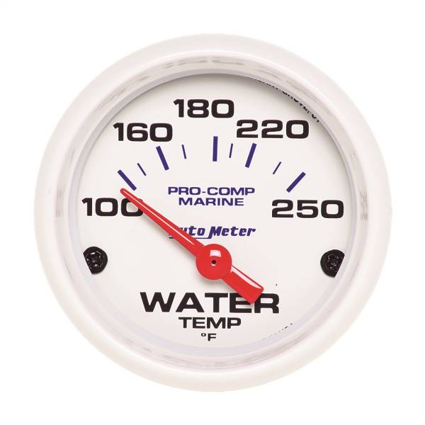 AutoMeter - AutoMeter 2-1/16in. WATER TEMPERATURE,  100-250 deg.F - 200762