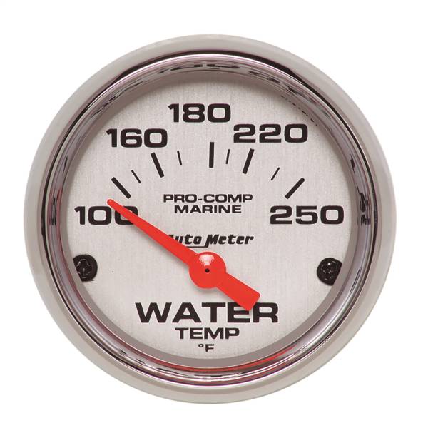 AutoMeter - AutoMeter 2-1/16in. WATER TEMPERATURE,  100-250 deg.F - 200762-35