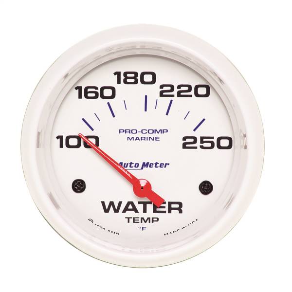 AutoMeter - AutoMeter 2-5/8in. WATER TEMPERATURE,  100-250 deg.F - 200763