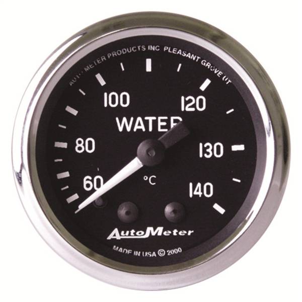 AutoMeter - AutoMeter 2-1/16in. WATER TEMPERATURE,  60-140 deg.C - 201007