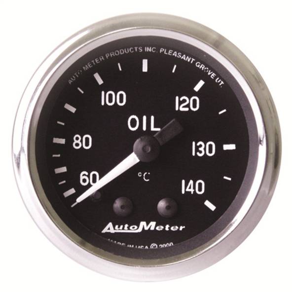 AutoMeter - AutoMeter 2-1/16in. OIL TEMPERATURE,  60-140 deg.C - 201008
