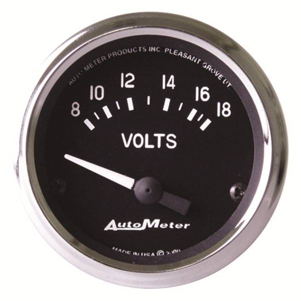 AutoMeter - AutoMeter 2-1/16in. VOLTMETER,  8-18V - 201009