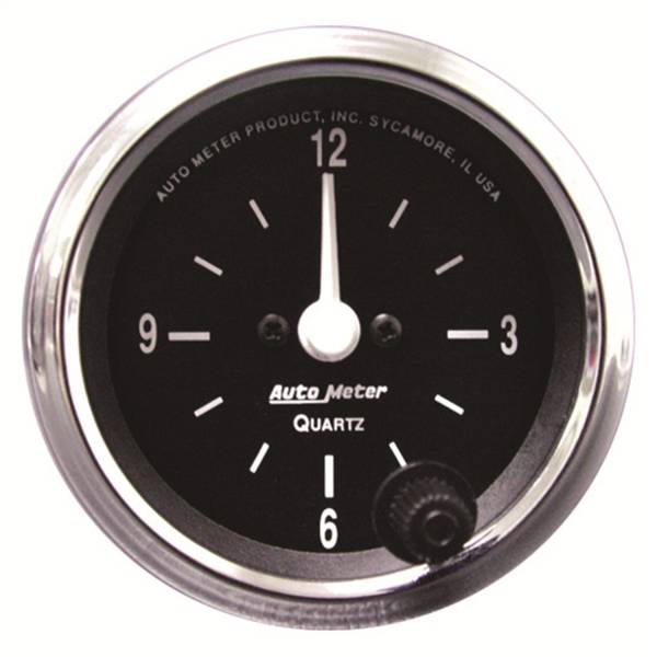 AutoMeter - AutoMeter 2-1/16in. CLOCK,  12 HOUR - 201019