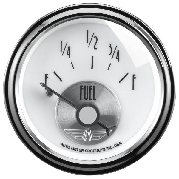 AutoMeter - AutoMeter 2-1/16in. Fuel Level 0-90 O SSE Prestige Pearl - 2015