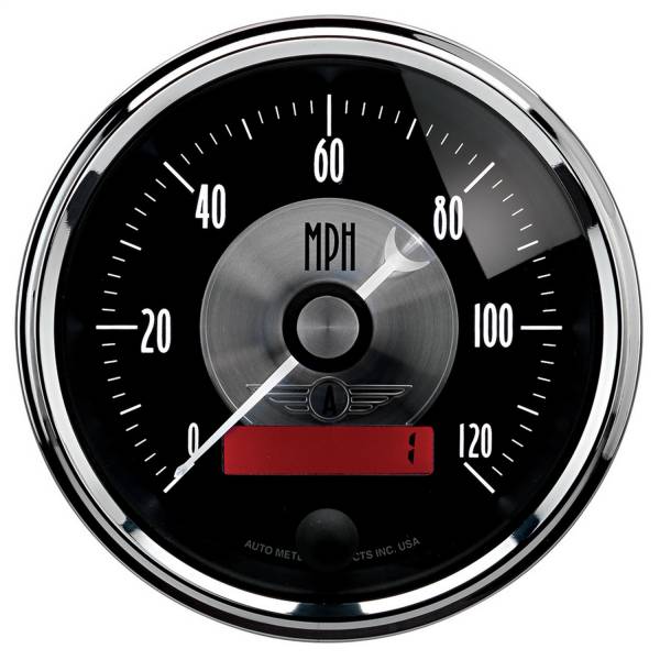 AutoMeter - AutoMeter 3-3/8in. SPEEDOMETER,  0-120 MPH - 2086