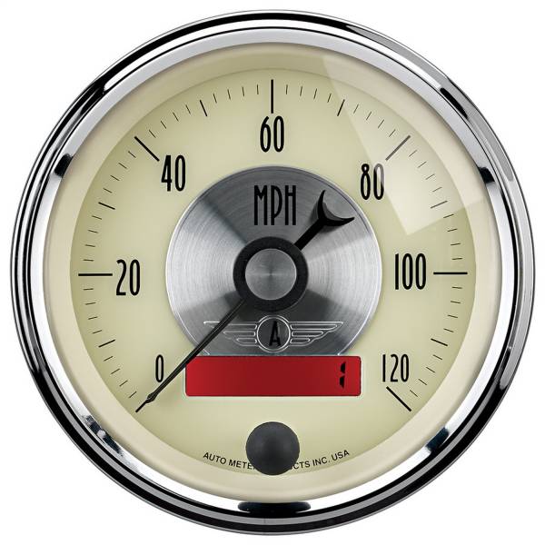 AutoMeter - AutoMeter 3-3/8in. SPEEDOMETER,  0-120 MPH - 2087