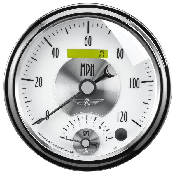AutoMeter - AutoMeter 5in. TACHOMETER/SPEEDOMETER COMBO,  8K RPM/120 MPH - 2095