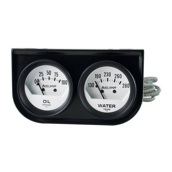 AutoMeter - AutoMeter GAUGE CONSOLE,  OILP/WTMP - 2323
