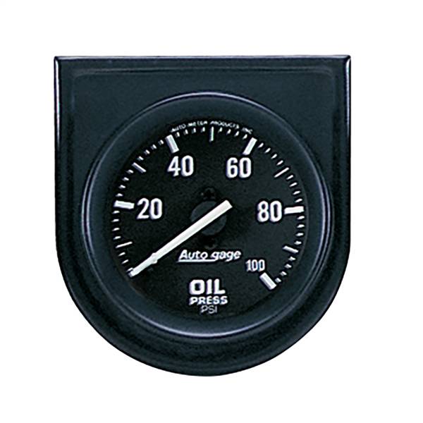 AutoMeter - AutoMeter 2-1/16in. OIL PRESSURE,  0-100 PSI - 2332