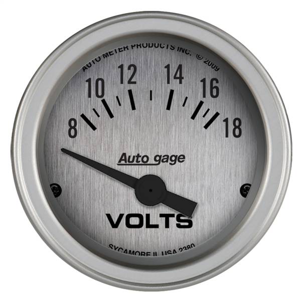 AutoMeter - AutoMeter 2-1/16in. VOLTMETER,  8-18V - 2380