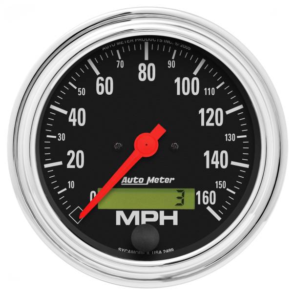 AutoMeter - AutoMeter 3-3/8in. SPEEDOMETER,  0-160 MPH - 2489