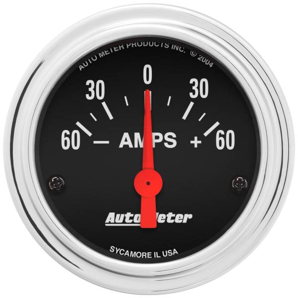 AutoMeter - AutoMeter 2-1/16in. AMMETER,  60-0-60 AMPS - 2586