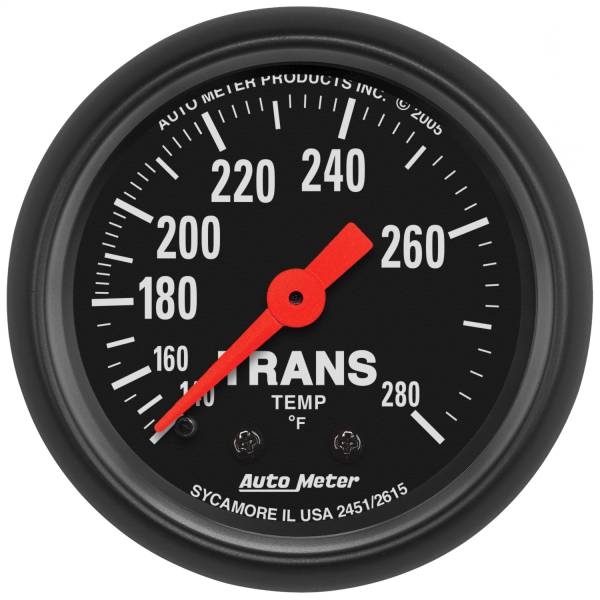 AutoMeter - AutoMeter 2-1/16in. TRANSMISSION TEMPERATURE,  140-280 deg.F - 2615