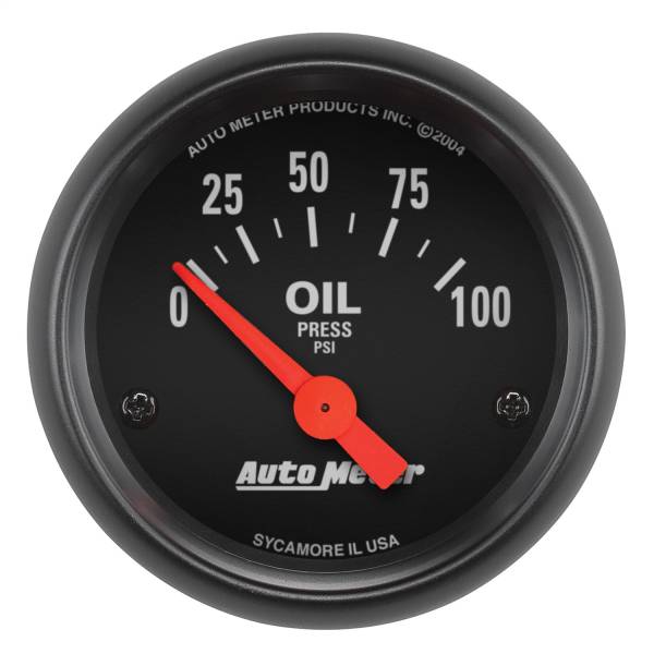 AutoMeter - AutoMeter 2-1/16in. OIL PRESSURE,  0-100 PSI - 2634