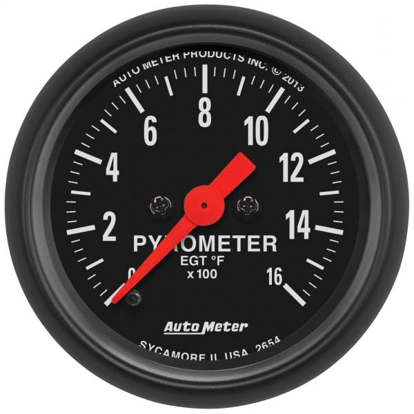 AutoMeter - AutoMeter 2-1/16in. PYROMETER,  0-1600 deg.F - 2654