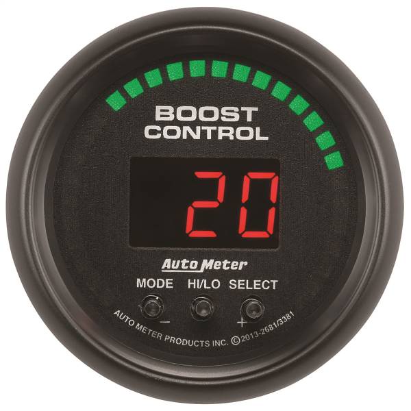 AutoMeter - AutoMeter 2-1/16in. BOOST CONTROLLER,  30 IN HG/30 PSI - 2681