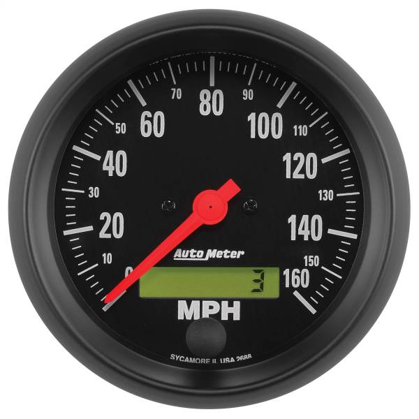 AutoMeter - AutoMeter 3-3/8in. SPEEDOMETER,  0-160 MPH - 2688