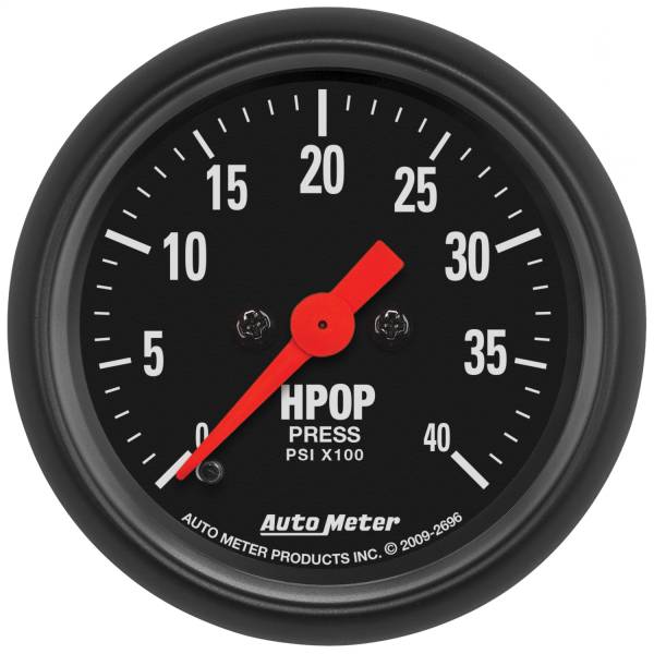 AutoMeter - AutoMeter 2-1/16in. HPOP PRESSURE,  0-4K PSI - 2696