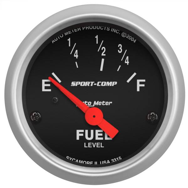 AutoMeter - AutoMeter 2-1/16in. FUEL LEVEL,  73-10 O - 3315