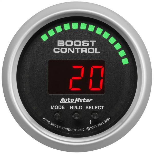 AutoMeter - AutoMeter 2-1/16in. BOOST CONTROLLER,  30 IN HG/30 PSI - 3381