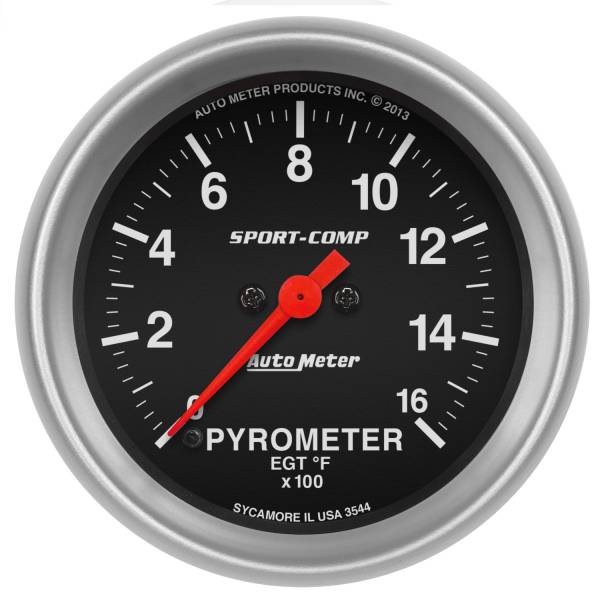 AutoMeter - AutoMeter 2-5/8in. PYROMETER,  0-1600 deg.F - 3544