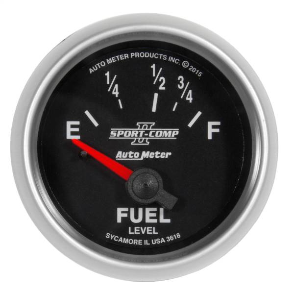 AutoMeter - AutoMeter 2-1/16in. FUEL LEVEL,  16-158 O - 3618