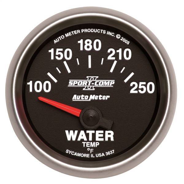 AutoMeter - AutoMeter 2-1/16in. WATER TEMPERATURE,  100-250 deg.F - 3637