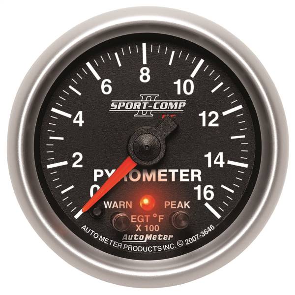 AutoMeter - AutoMeter 2-1/16in. PYROMETER,  0-1600 deg.F - 3646